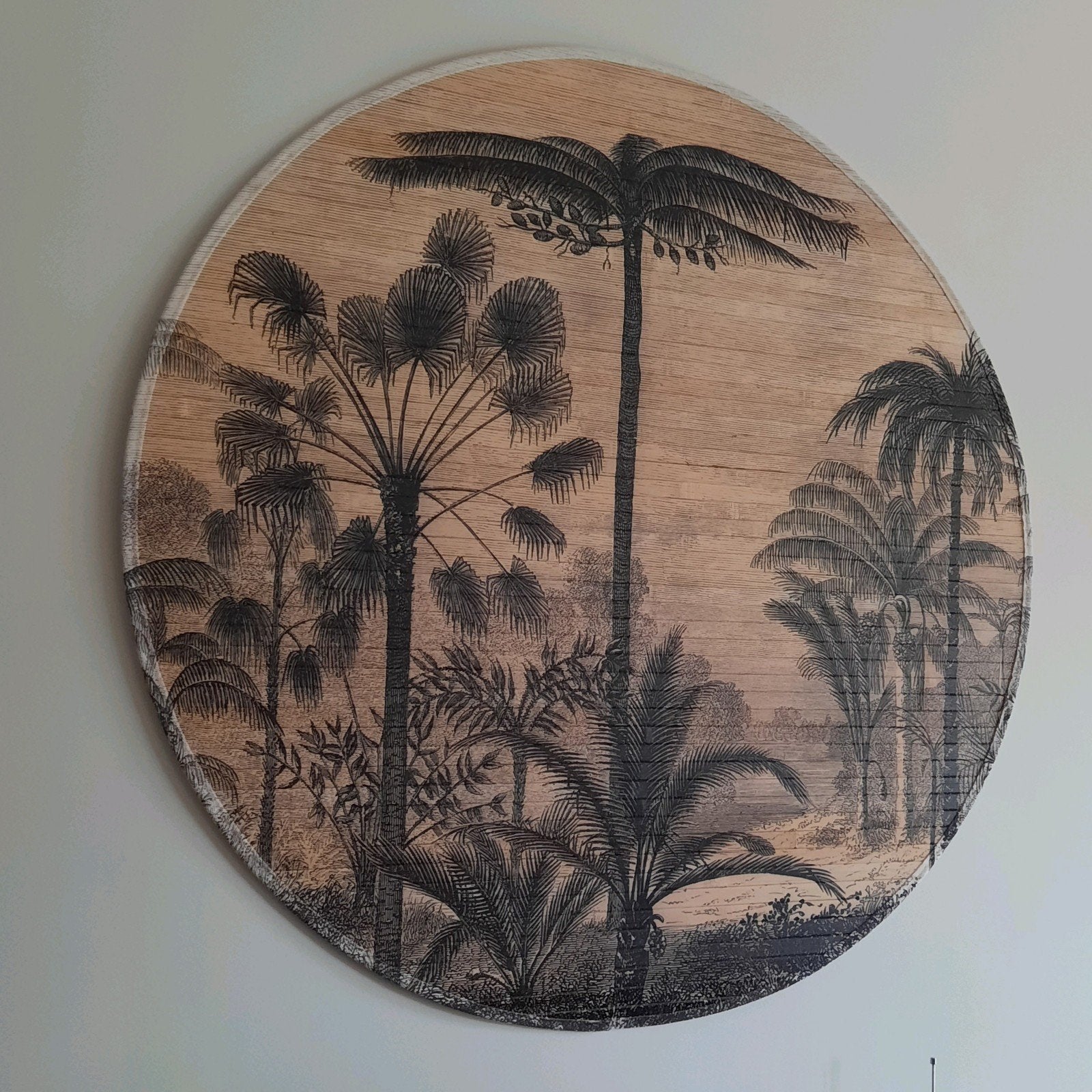 wanddecoratie 90 cm rond merk By Boo., Huis en Inrichting, Woonaccessoires | Wanddecoraties, Ophalen of Verzenden, Nieuw