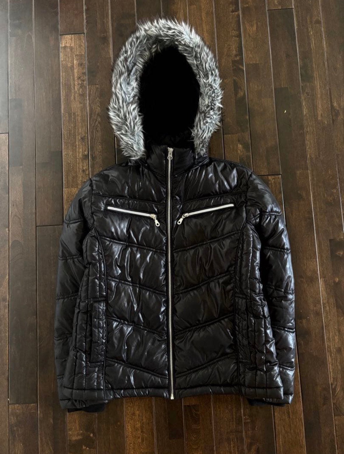Unisex Japanse winterjas closshi, Ophalen of Verzenden, Zo goed als nieuw, Maat 38/40 (M), Zwart