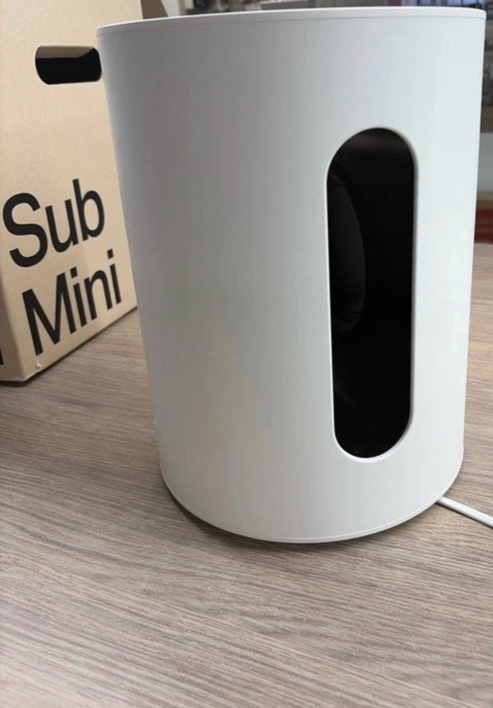 Sonos Subwoofer Mini Wit | submini | 100% werkend, Ophalen of Verzenden, Zo goed als nieuw, Subwoofer, Sonos
