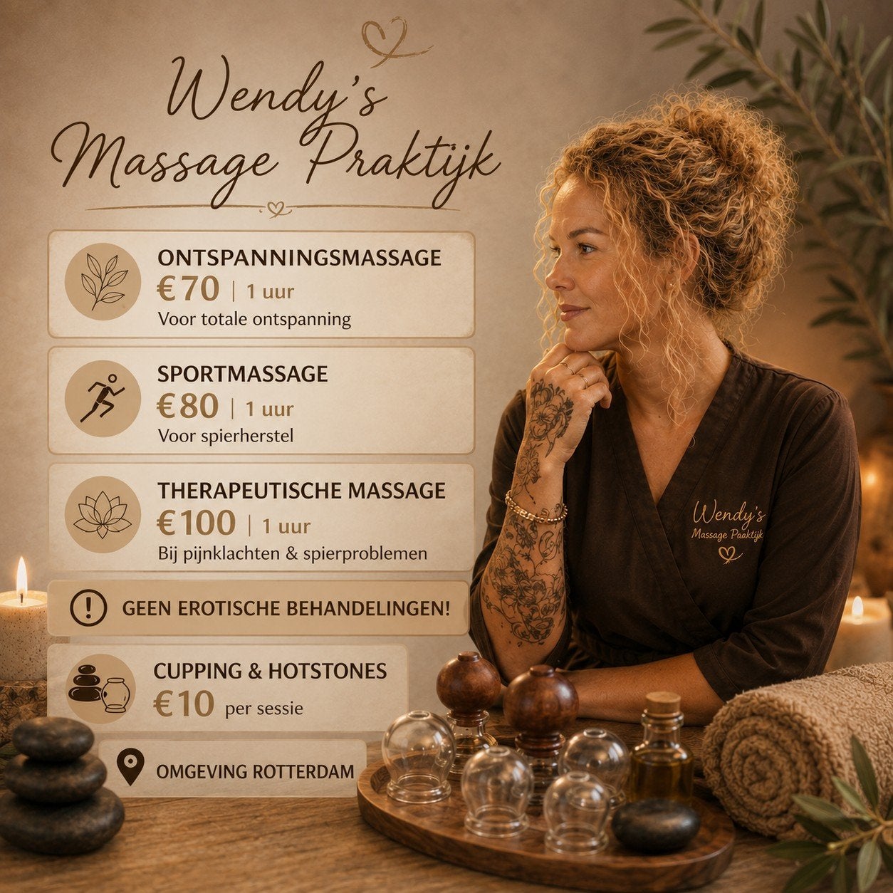Massage masseuse  ontspanning, Diensten en Vakmensen
