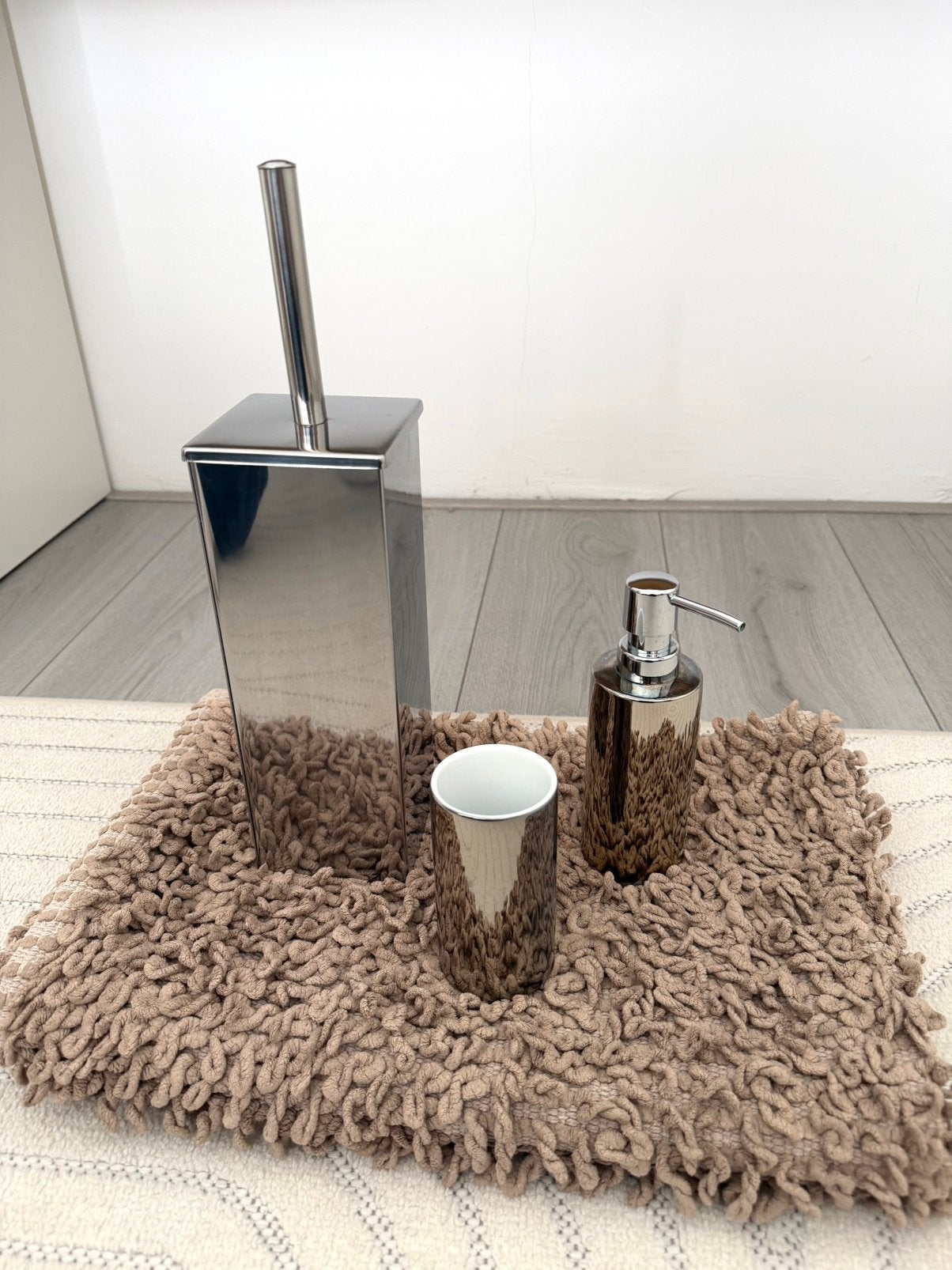 Badkamer accessoires en badmat 90x60, Ophalen of Verzenden