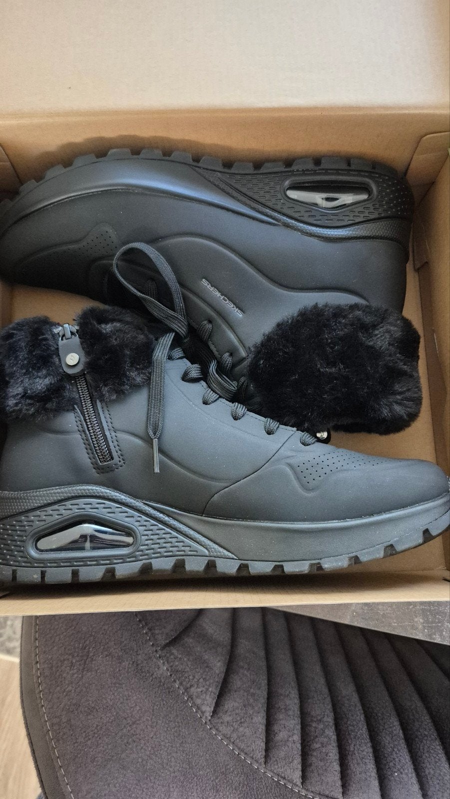 Skechers Air-Cooled Memory Foam sneakers maat 40, Skechers, Zwart, Ophalen of Verzenden, Sneakers of Gympen