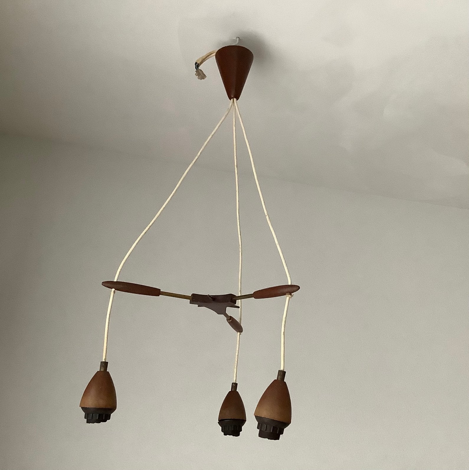 Deense design lamp jaren 60, Ophalen of Verzenden, Zo goed als nieuw