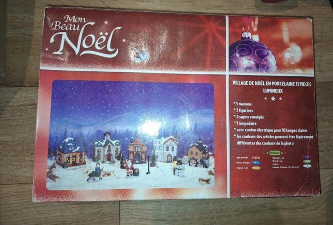 Kerstdorp/ kerst huisjes, Ophalen, Zo goed als nieuw