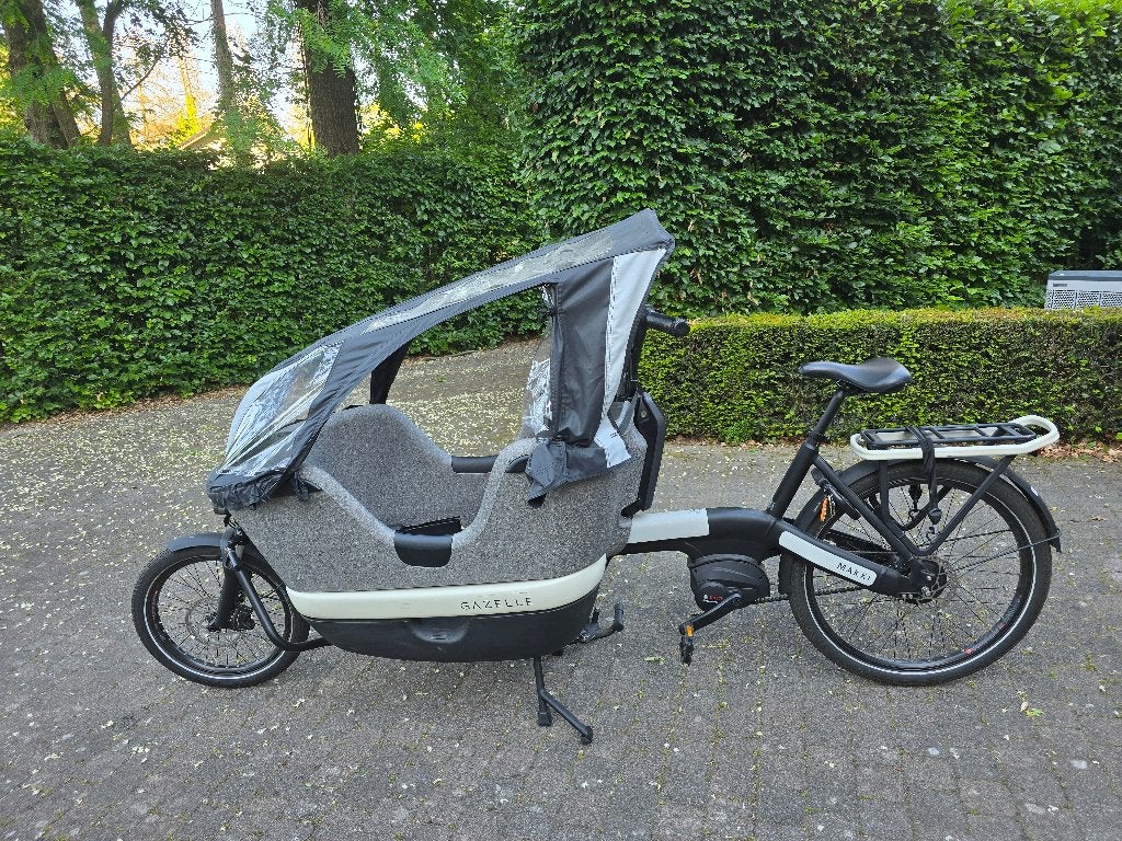 Gazelle makki bakfiets electrisch, Fietsen en Brommers, Fietsen | Bakfietsen, Zo goed als nieuw, Gazelle, 2 kinderen, Elektrisch
