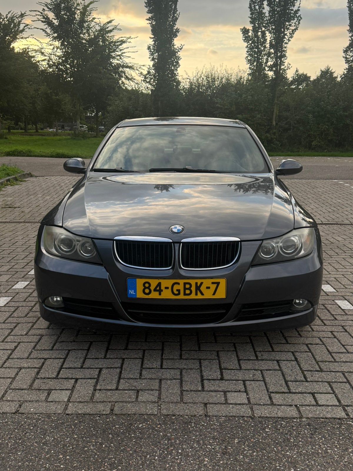 BMW 2007 Grijs, Auto's, Automaat, Euro 5, Achterwielaandrijving, Beige