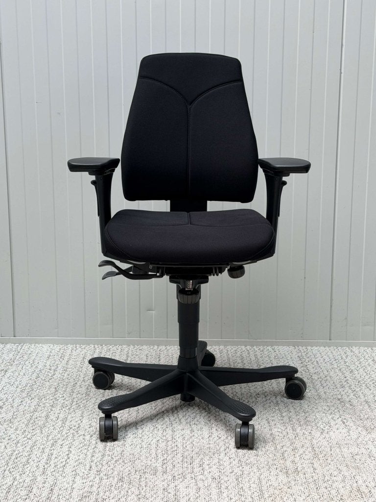 Kinnarps Freefloat 6000 Refurbished bureaustoel met 4D arml., Niet ingevuld, Zwart, Niet ingevuld, Ophalen of Verzenden