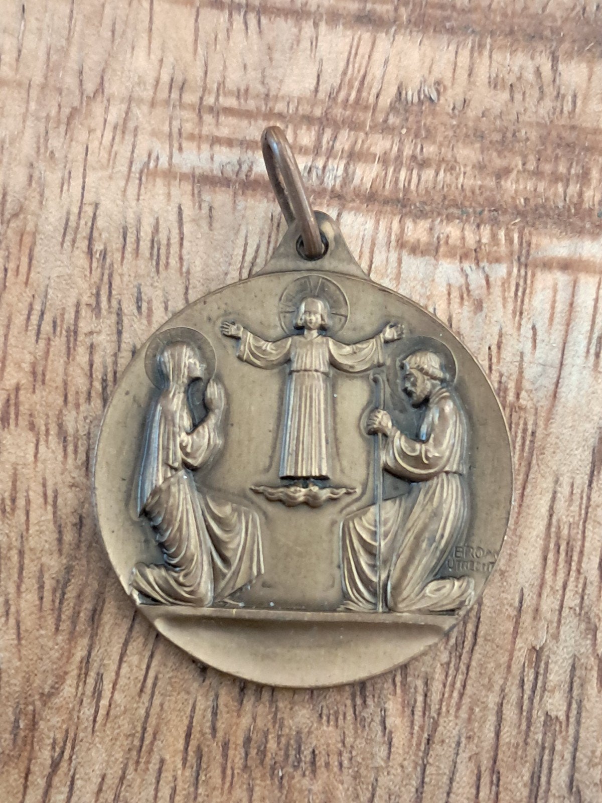 Aartsbroederschap der Heilige Familie, brons, Ophalen