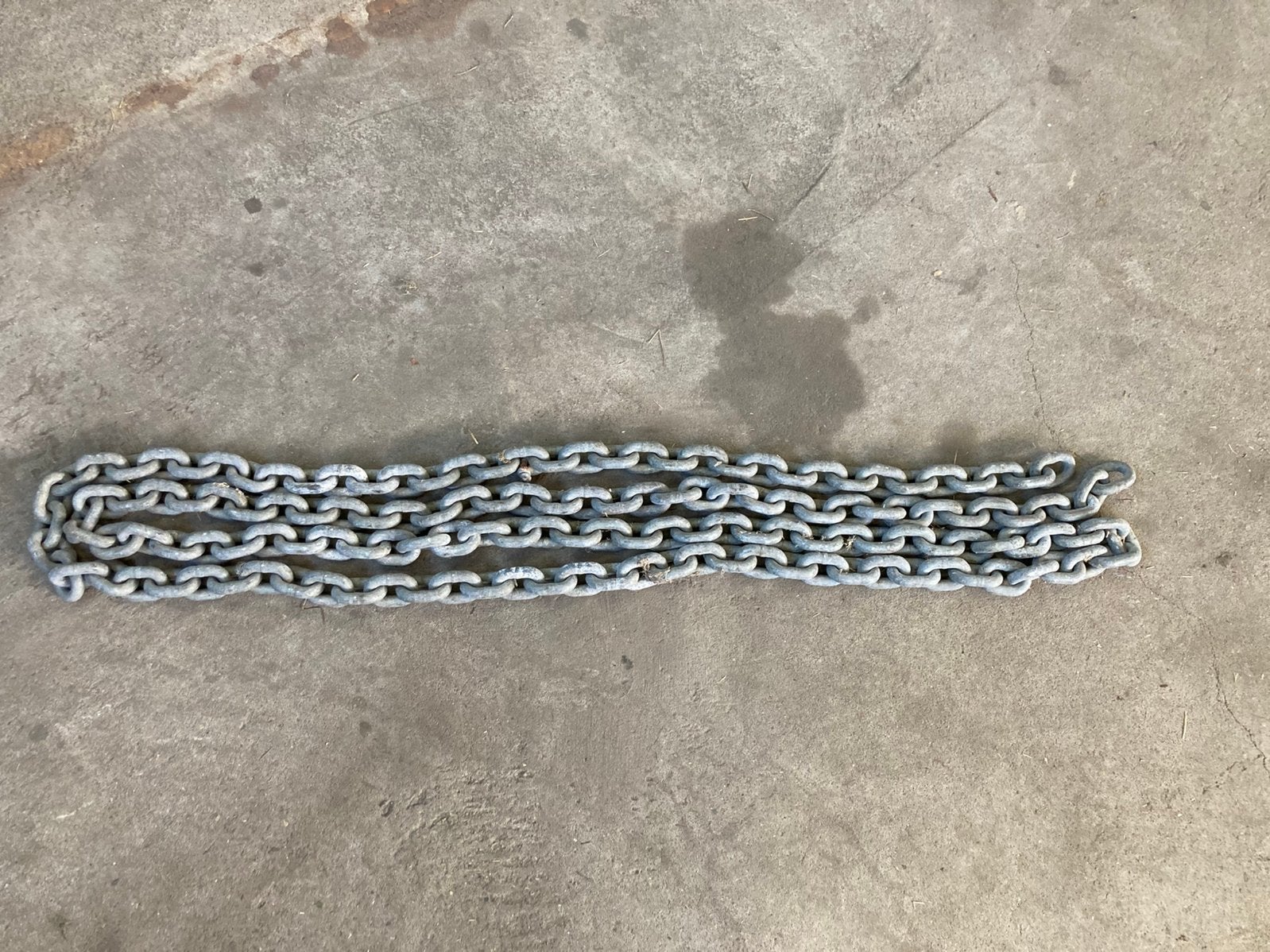 Ijzeren ketting hijs hijsen, Ophalen, Zo goed als nieuw, 250 mm of meer