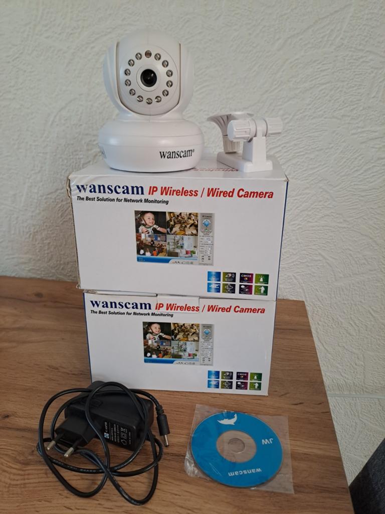 Wanscam IP Draadloze/Bedrade Camera - 2 stuks, Audio, Tv en Foto, Videobewaking, Nieuw, Binnencamera, Ophalen of Verzenden