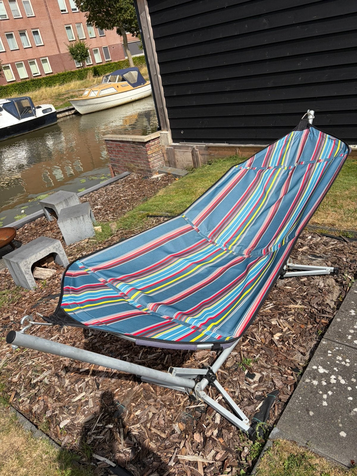 Tweedehands hangmat, Tuin en Terras, Ophalen, Gebruikt, Opvouwbaar, Eenpersoons
