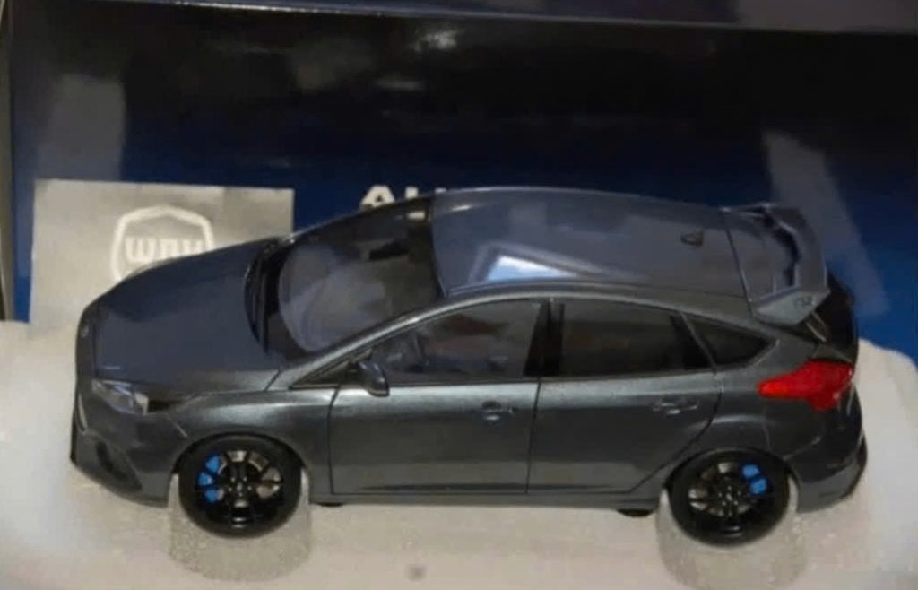 1:18 FORD FOCUS RS 2016 STEALTH GREY Autoart 72954 WRH, Hobby en Vrije tijd, Modelauto's | 1:18, Verzenden, Zo goed als nieuw