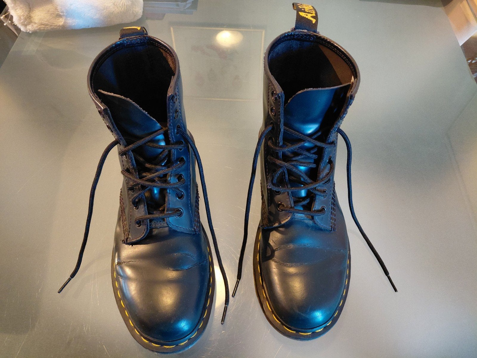 Dr. Martens donkerblauwe laarzen maat 41, Kleding | Dames, Blauw, Lage of Enkellaarzen, Ophalen of Verzenden, Dr. Martens