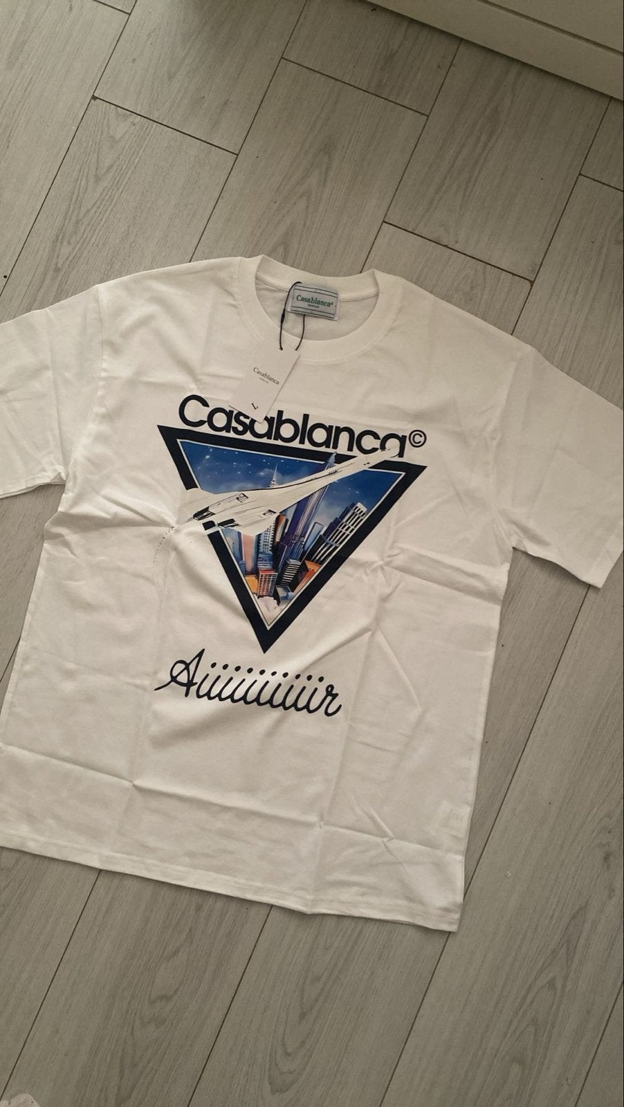Casablanca Summer T-Shirt - Nieuw met kaartje - Maat L, Kleding | Dames, T-shirts, Wit, Maat 42/44 (L), Nieuw, Ophalen of Verzenden