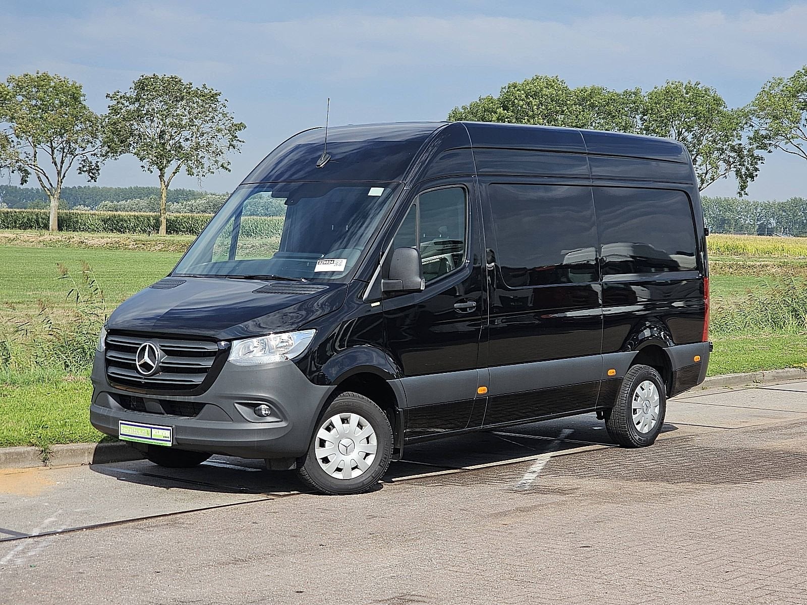 MERCEDES-BENZ SPRINTER 317 l2h2 mbux navi ac, Automaat, Gebruikt, Zwart, Mercedes-Benz