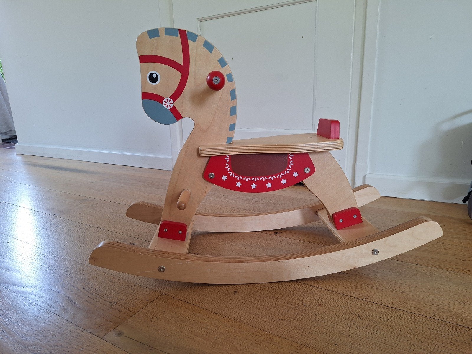 Houten hobbelpaard voor kinderen - Zo goed als nieuw, Ophalen, Zo goed als nieuw