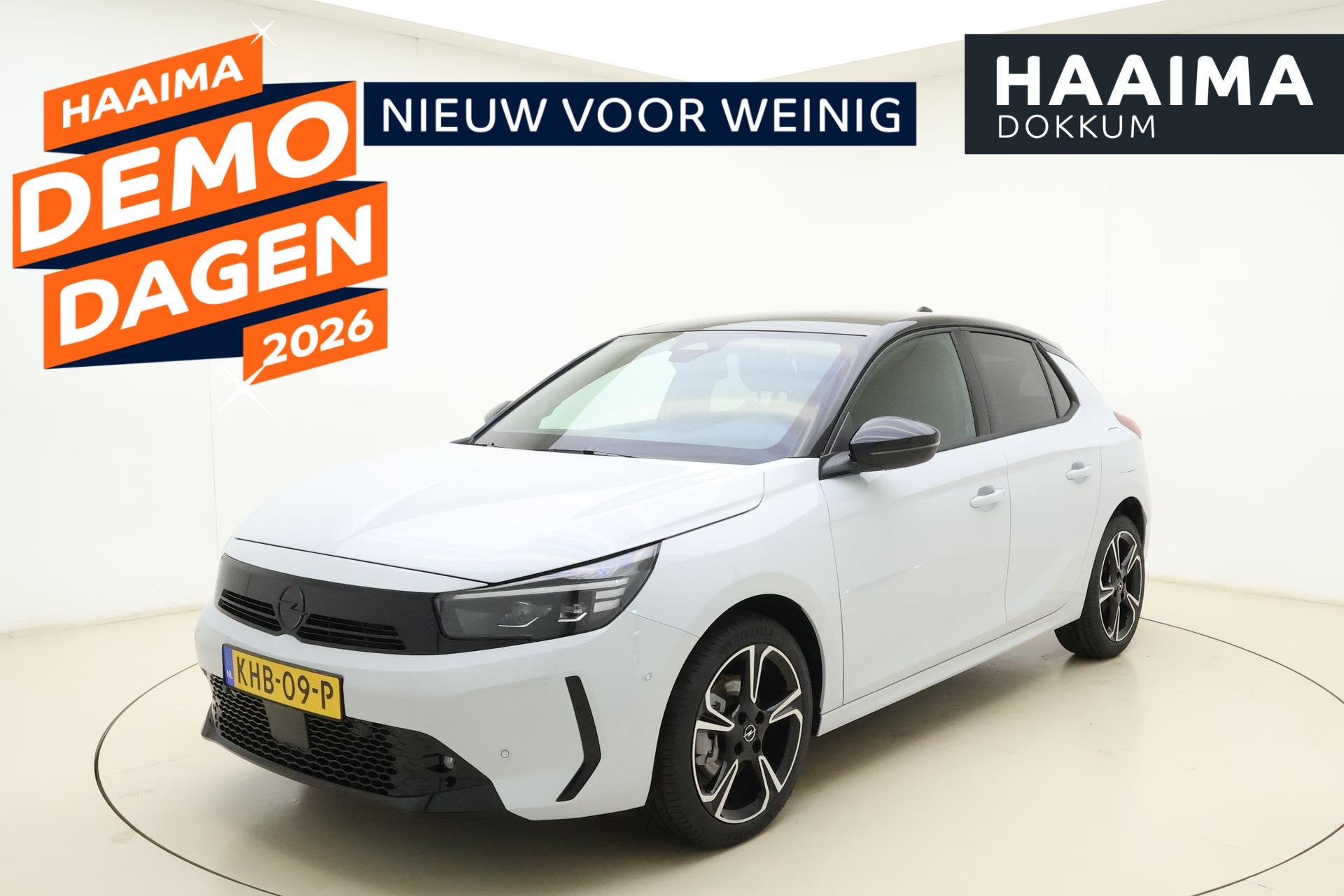 Opel Corsa 1.2 Turbo Ultimate 17'' lichtmetalen velgen | LED, Voorwielaandrijving, Euro 6, Wit, Handgeschakeld