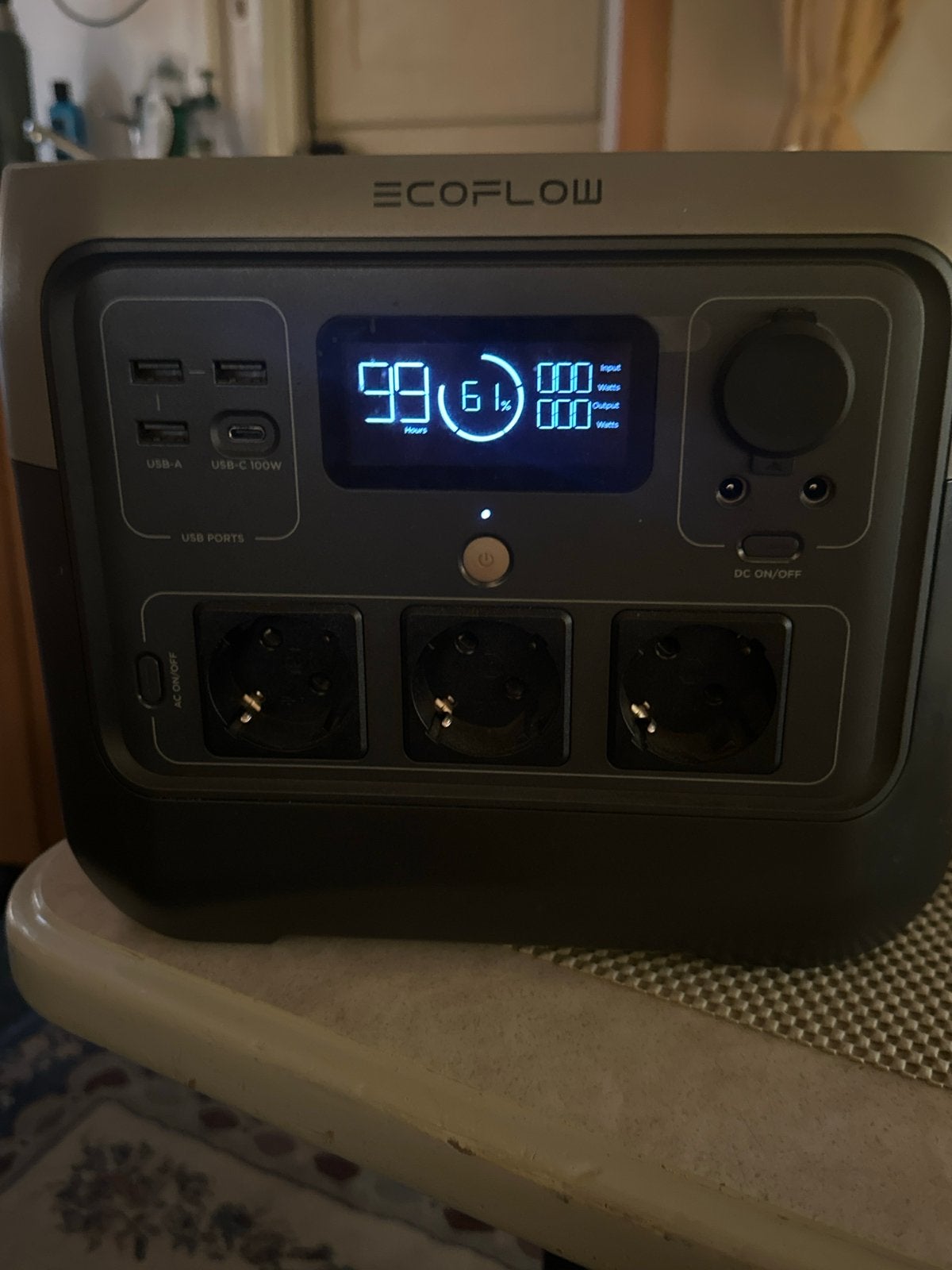Ecoflow Delta 2 Power Station - Draagbare Energie, Doe-het-zelf en Verbouw, Aggregaten, Ophalen, Zo goed als nieuw, 10 tot 30 kVA