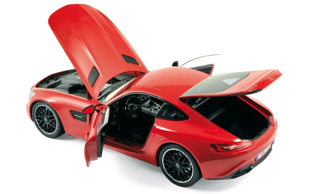 MERCEDES AMG GT 2015 rood schaal 1/18 NOREV ref: 183496, Verzenden, Nieuw, Auto, Norev