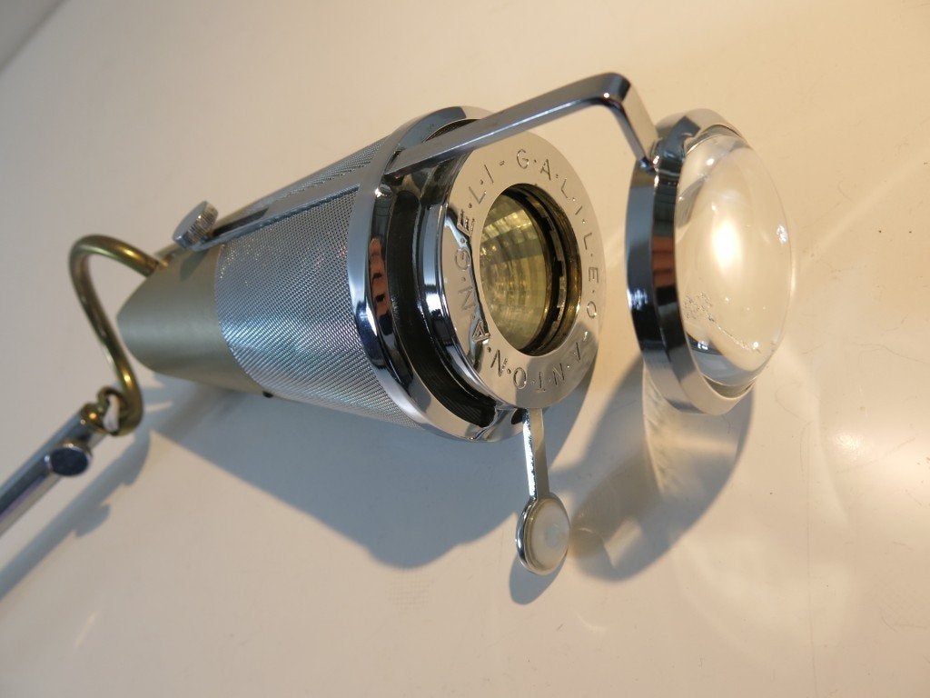 Galileo Light Projector Arturo Italiaanse vloerlamp, Antiek en Kunst, Ophalen of Verzenden