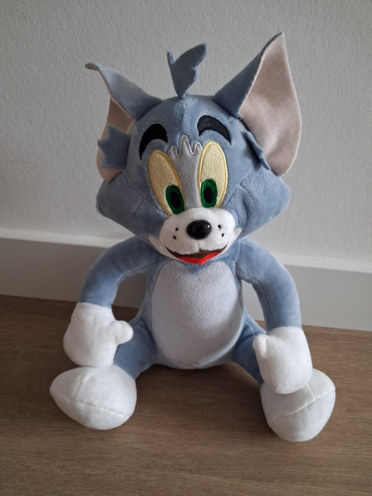 Knuffel poes Tom van Jerry kat blauw grijs L1733, Kinderen en Baby's, Speelgoed | Knuffels en Pluche, Ophalen of Verzenden, Zo goed als nieuw