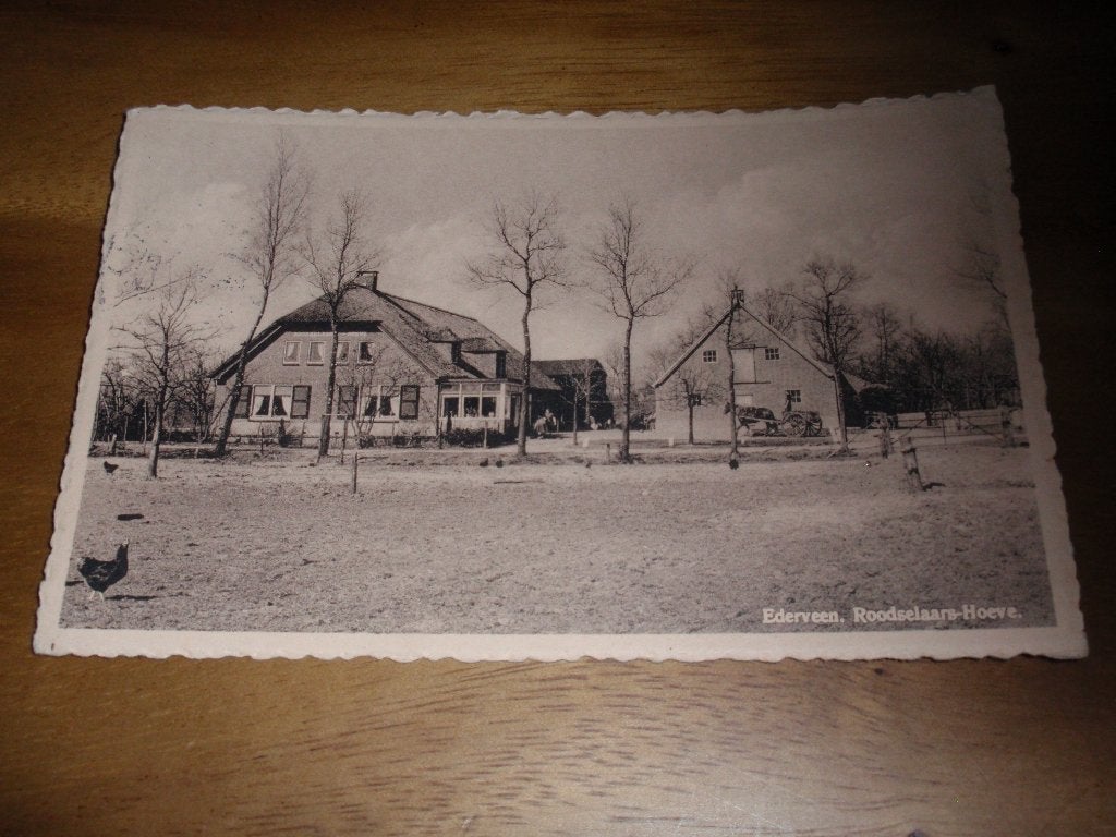 Ederveen Roodselaars Hoeve Boerderij Platteland, Verzenden, 1960 tot 1980, Gelopen, Gelderland