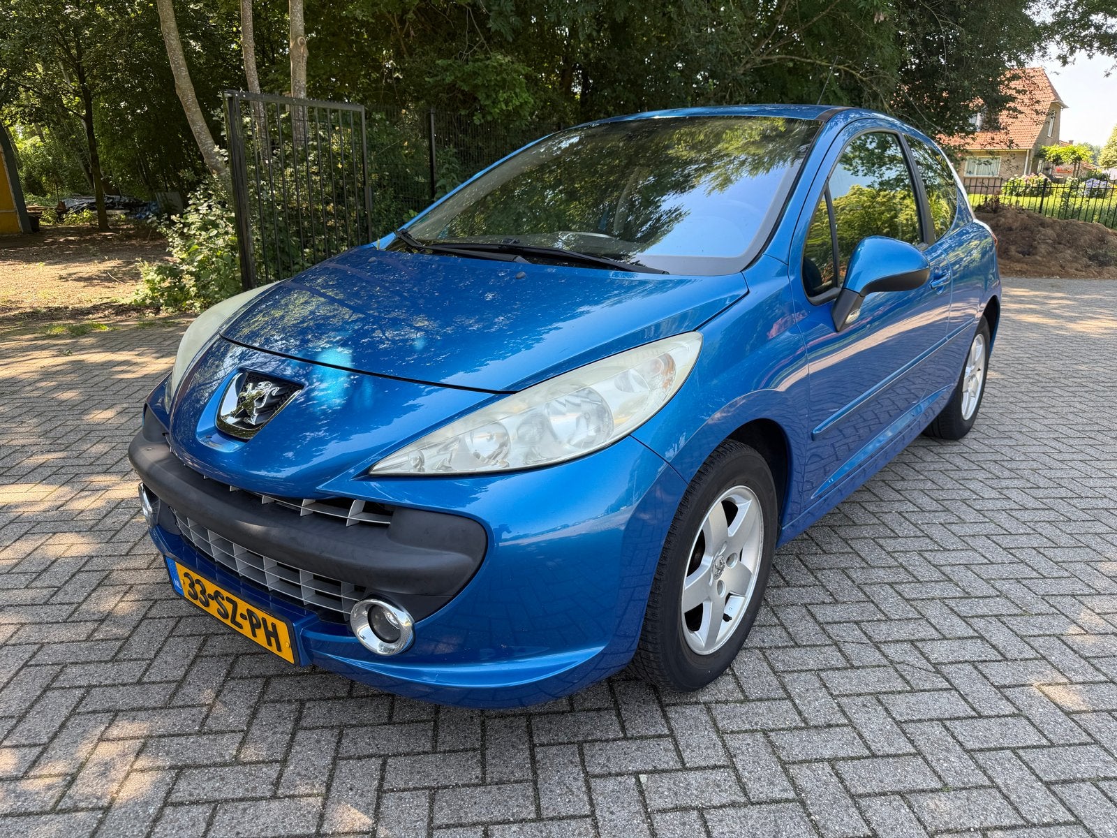 Peugeot 207 1.4 16V 3DRS 2006 Blauw, Voorwielaandrijving, 4 cilinders, Blauw, 49 €/maand