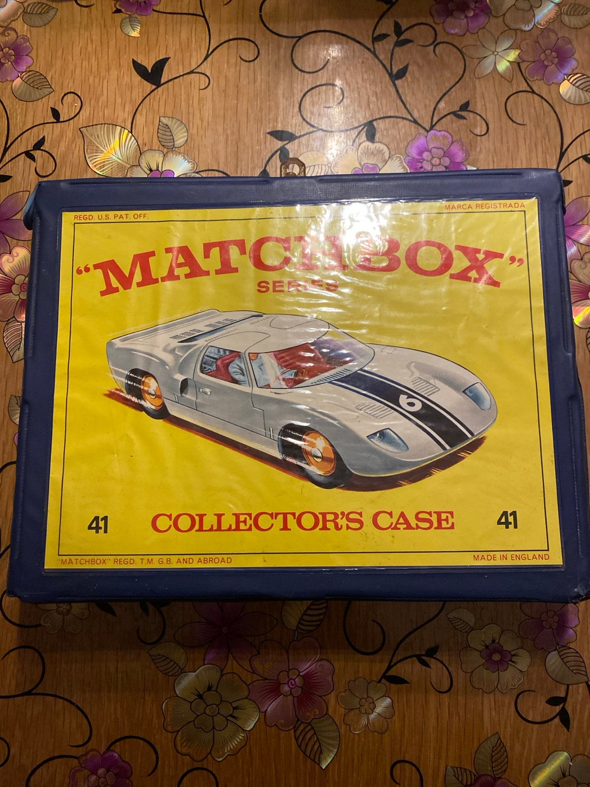Vintage Matchbox Collector's Case met 48 auto's, Ophalen of Verzenden, Gebruikt