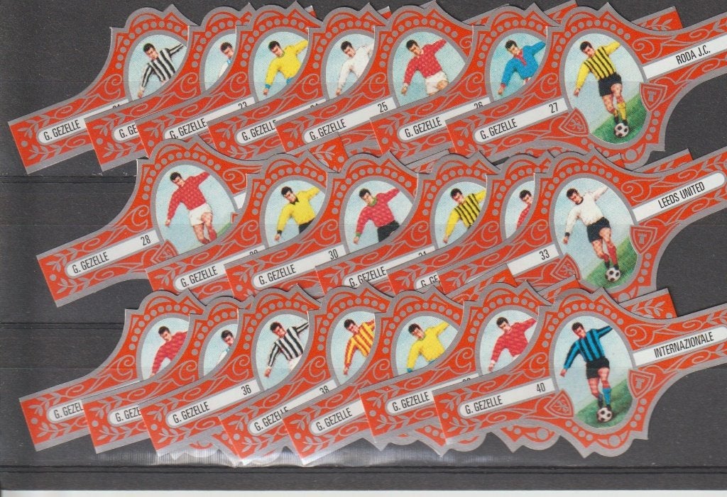 reeks 1693 voetbal clubs  1-120  sigarenbanden, Verzamelen, Ophalen of Verzenden, Zo goed als nieuw, Sigarenbandjes