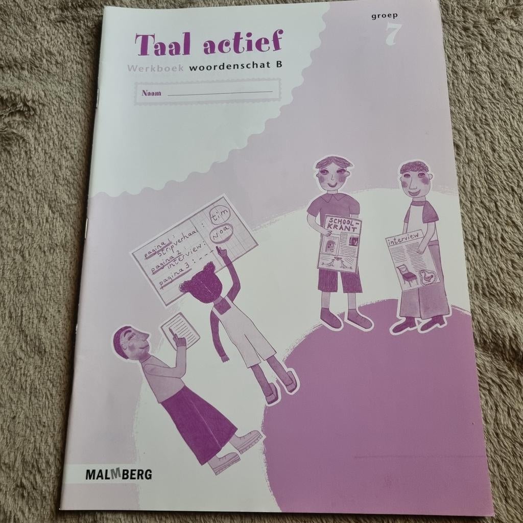 Groep 7 Taal actief Werkboek woordenschat B, Ophalen of Verzenden, Nieuw, Onbekend