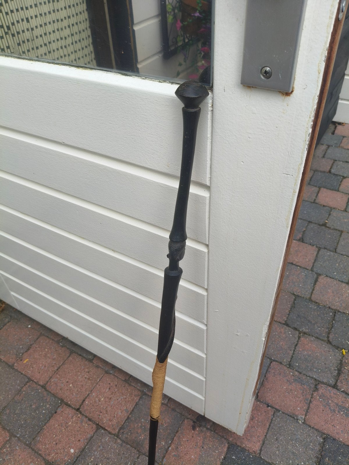 antieke wandelstok, Ophalen