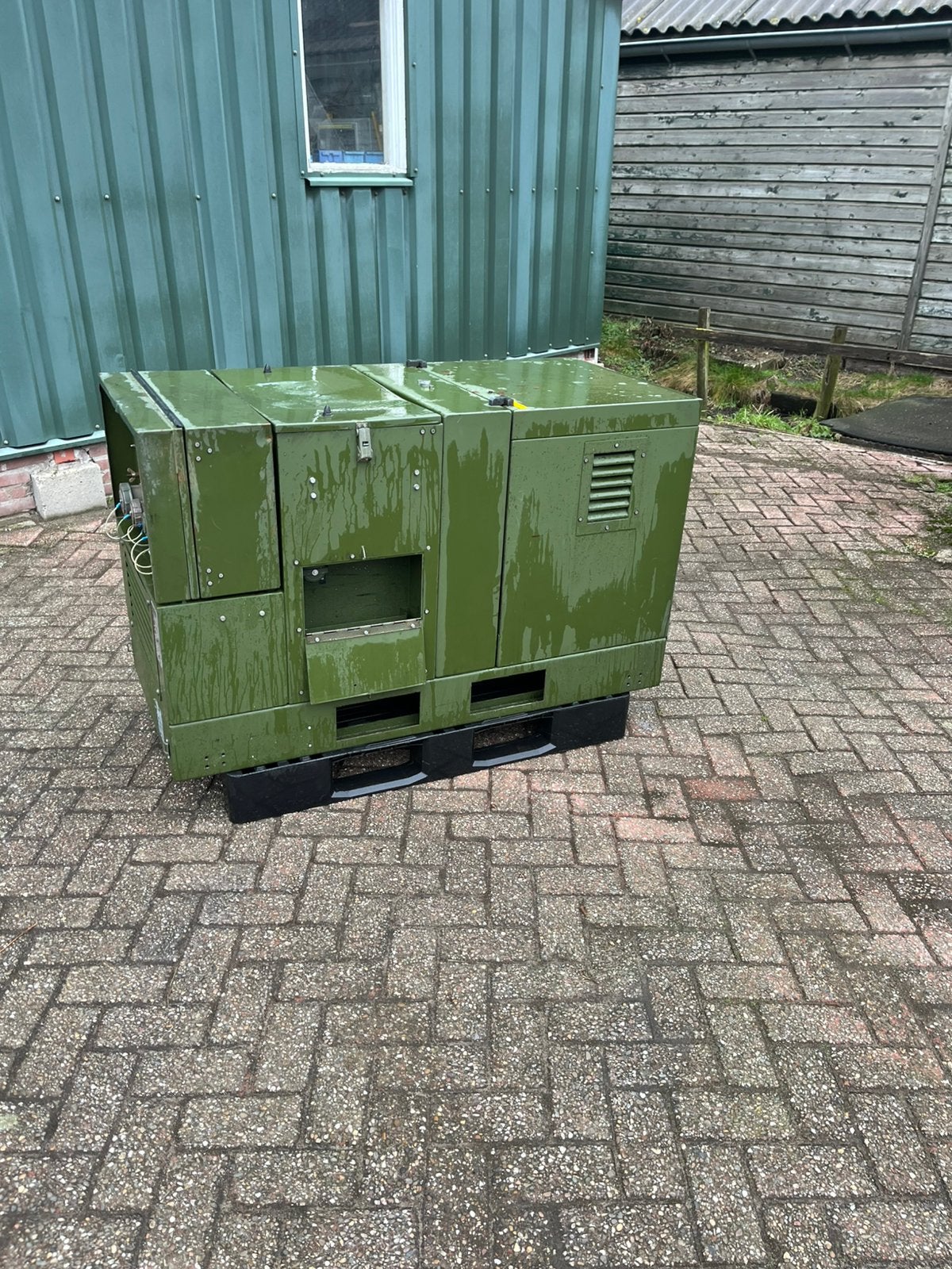 Aggregaat ex defensie hatz 1 cilinder 7,5 kw, Ophalen, Zo goed als nieuw, Dieselolie