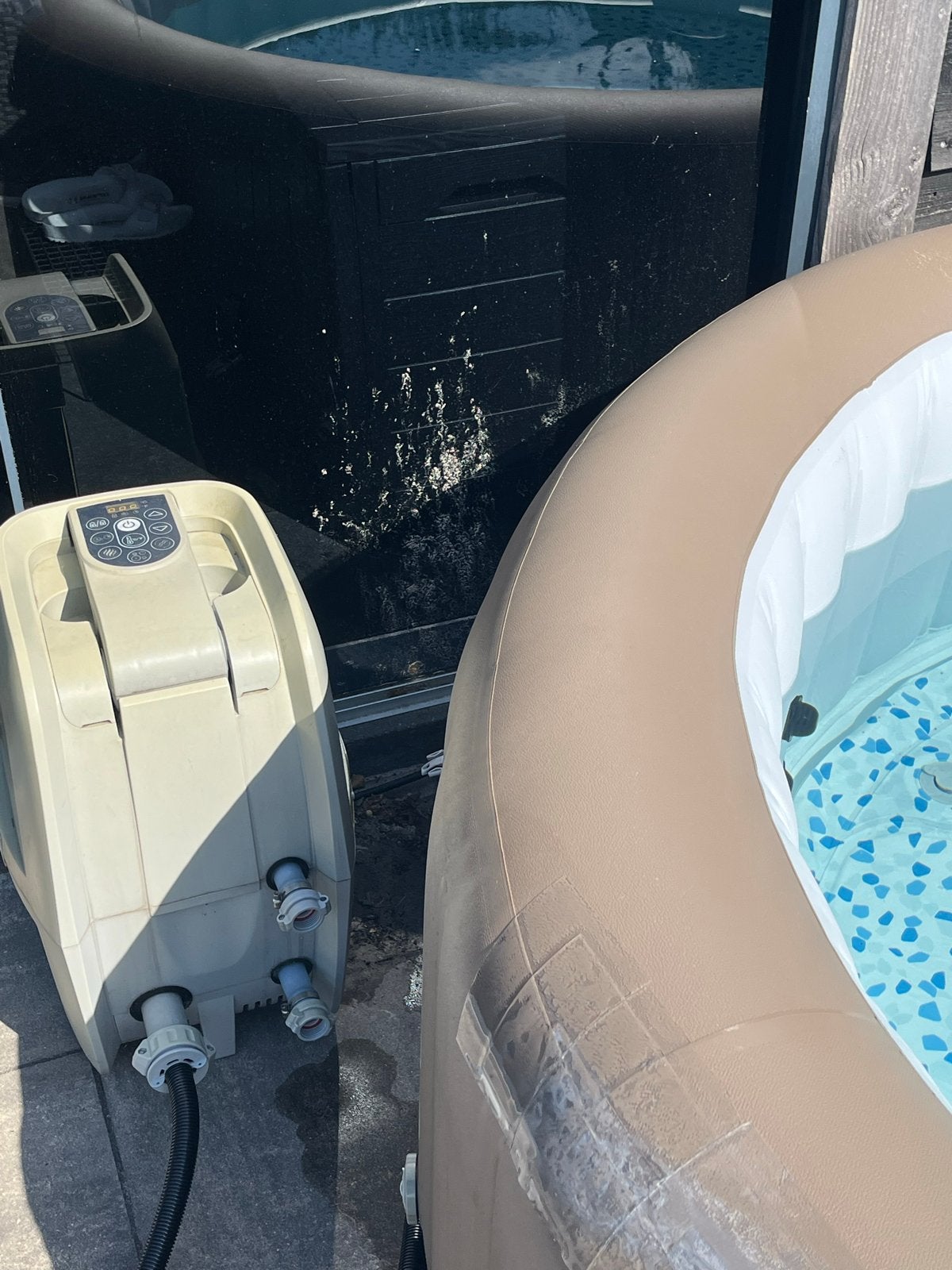 Bestway Lay-Z Spa Palm Springs - Onderdelen zoals pomp, Ophalen, Gebruikt, Minder dan 80 cm, Opblaaszwembad