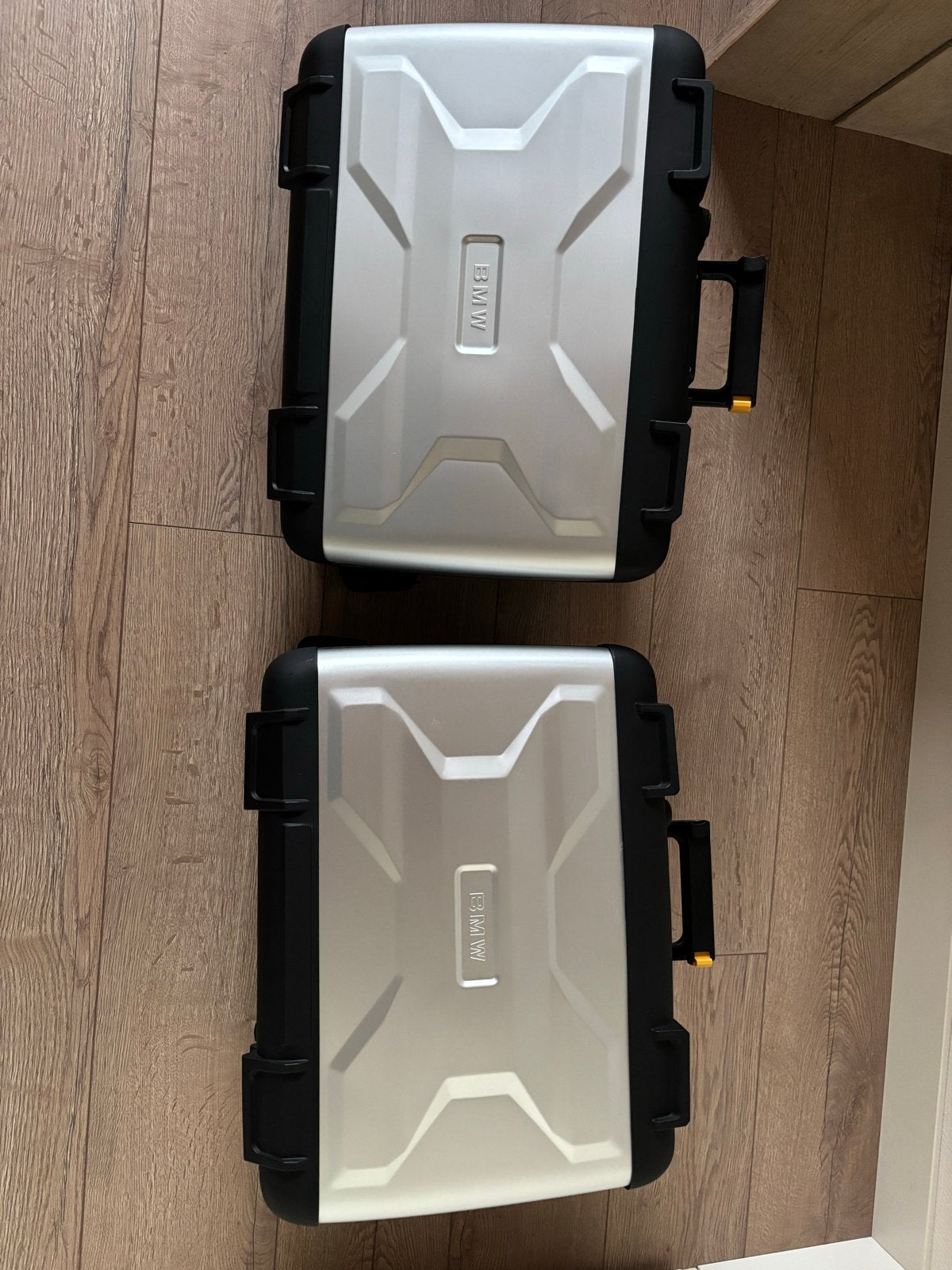 BMW Motorfiets Zijkoffers - Origineel & Ruim zgan, Ophalen, Gebruikt
