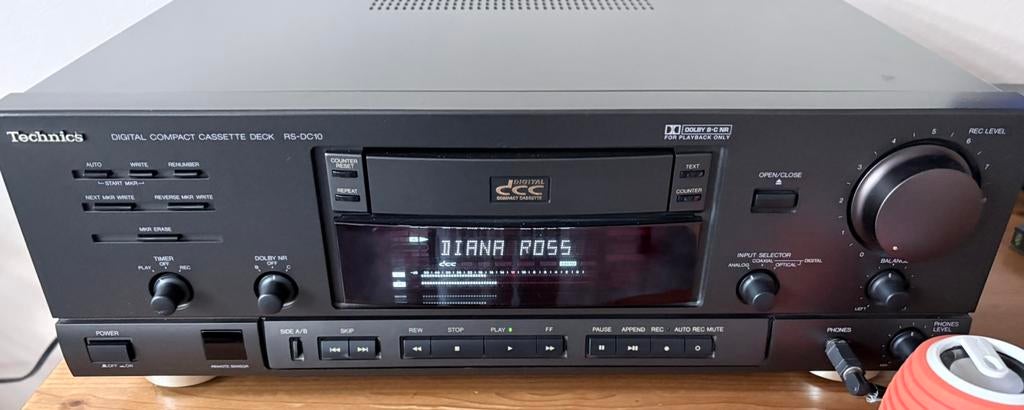 Mooie goedwerkende Technics Dcc speler RS - DC10, Ophalen of Verzenden, Enkel, Overige merken, Tiptoetsen