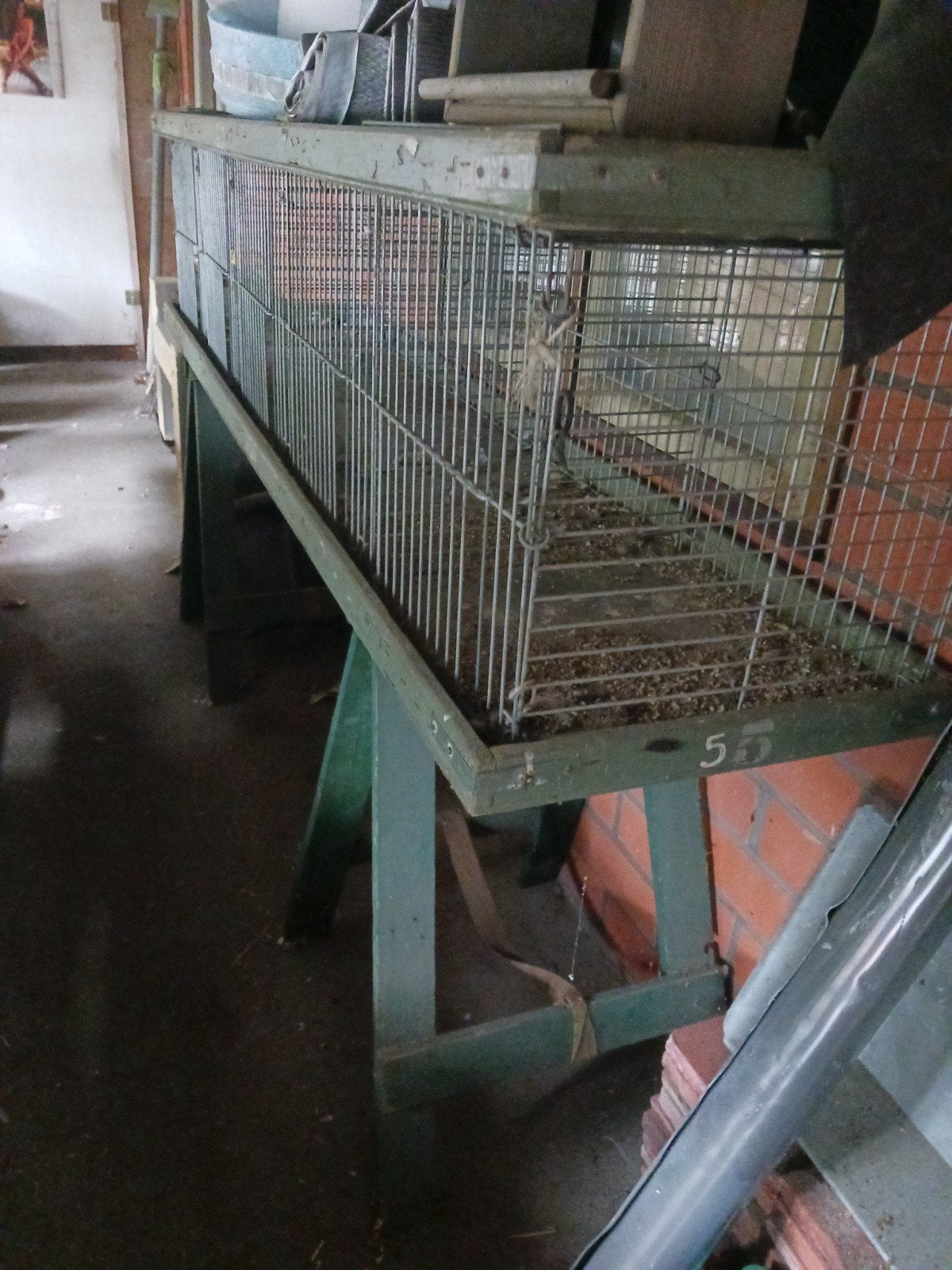 tentoon stellings kooien., Dieren en Toebehoren, Hondenbenches, Ophalen, Gebruikt