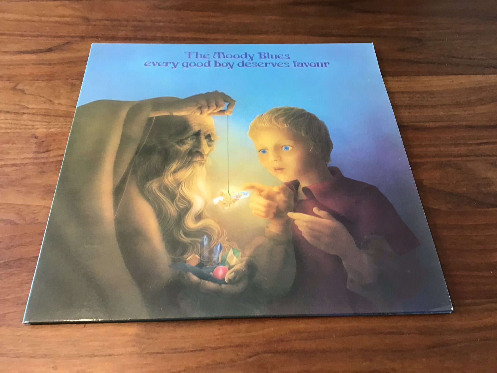 LP, THE MOODY BLUES, EVERY GOOD BOY DESERVES FAVOUR, 7-10., Ophalen of Verzenden, Zo goed als nieuw, LP