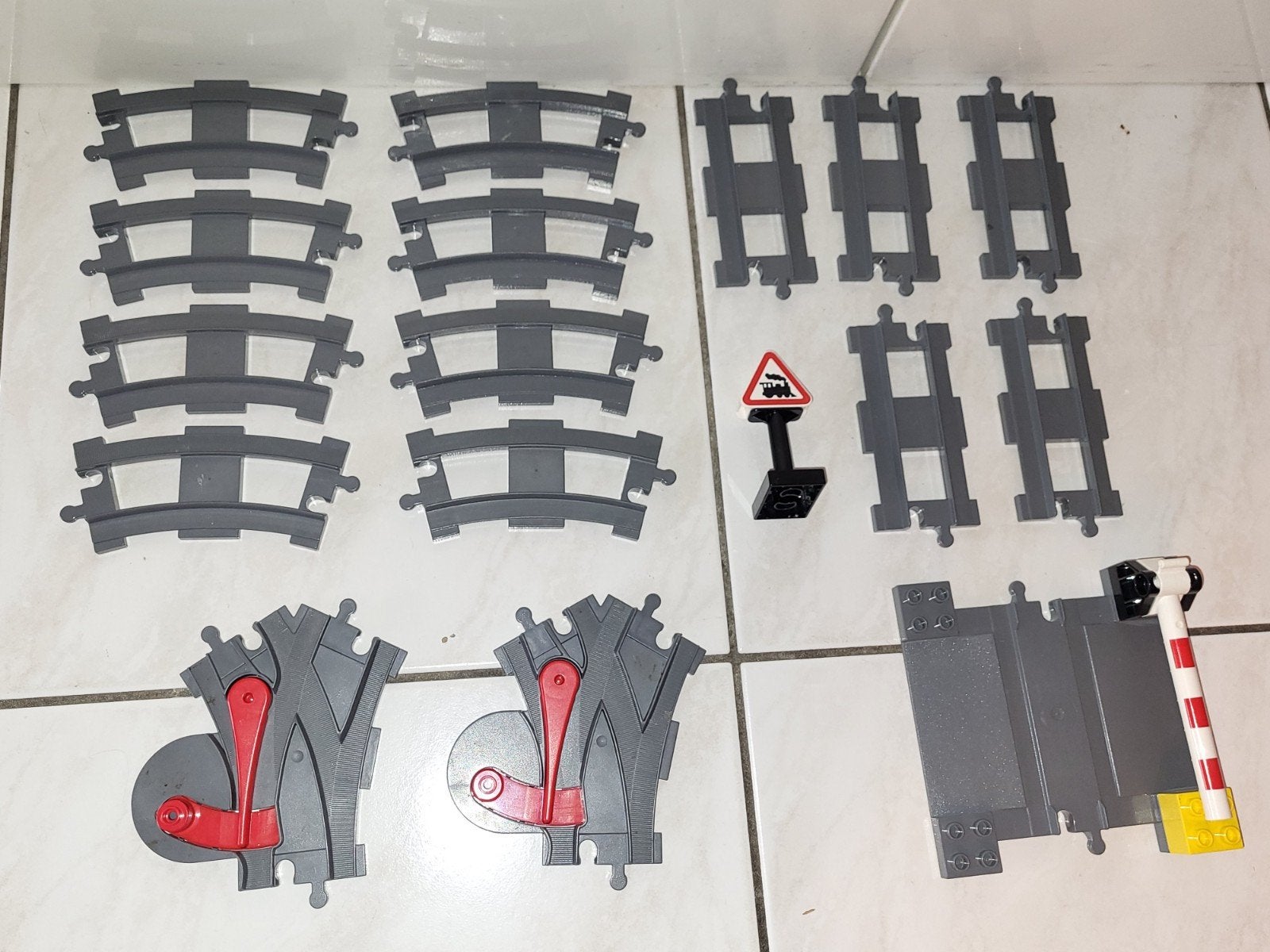 Duplo rails uitbreiding voor bij de trein, Gebruikt, Ophalen of Verzenden, Duplo, Duplo
