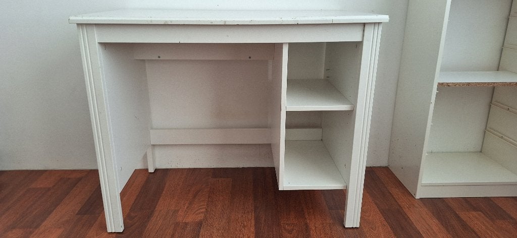 Ikea kinderbureau wit, Ophalen, Opbergruimte, Gebruikt, 90 cm