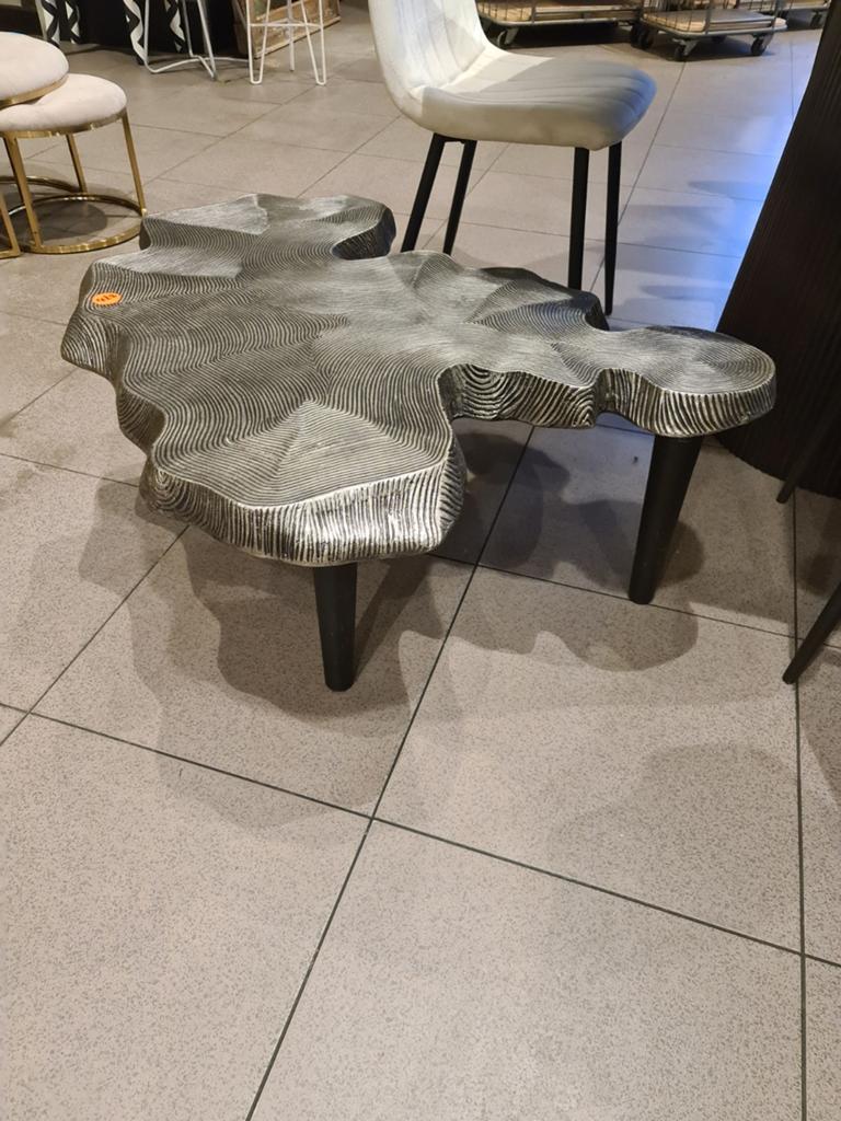 Nieuwe icathcers finger print salontafel zilver kleur €165, Ophalen, Nieuw, Metaal, .
