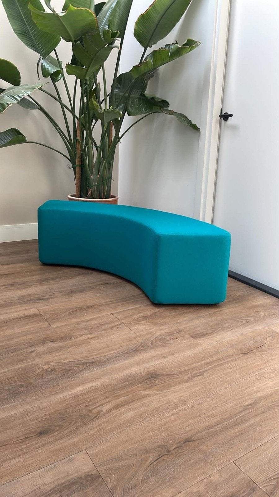 Lande Dots Curve Modulair Zitelement - Turquoise, Ophalen, Zo goed als nieuw, Kunststof