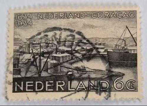 Nederland 1934 - nvph 267- Curaçao  -ab1, Postzegels en Munten, Verzenden, T/m 1940, Gestempeld