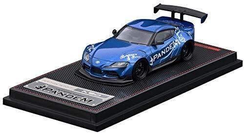Toyota Pandem Supra (A90) van Ignition Model 1/64 Blue, Ophalen of Verzenden, Nieuw, Auto