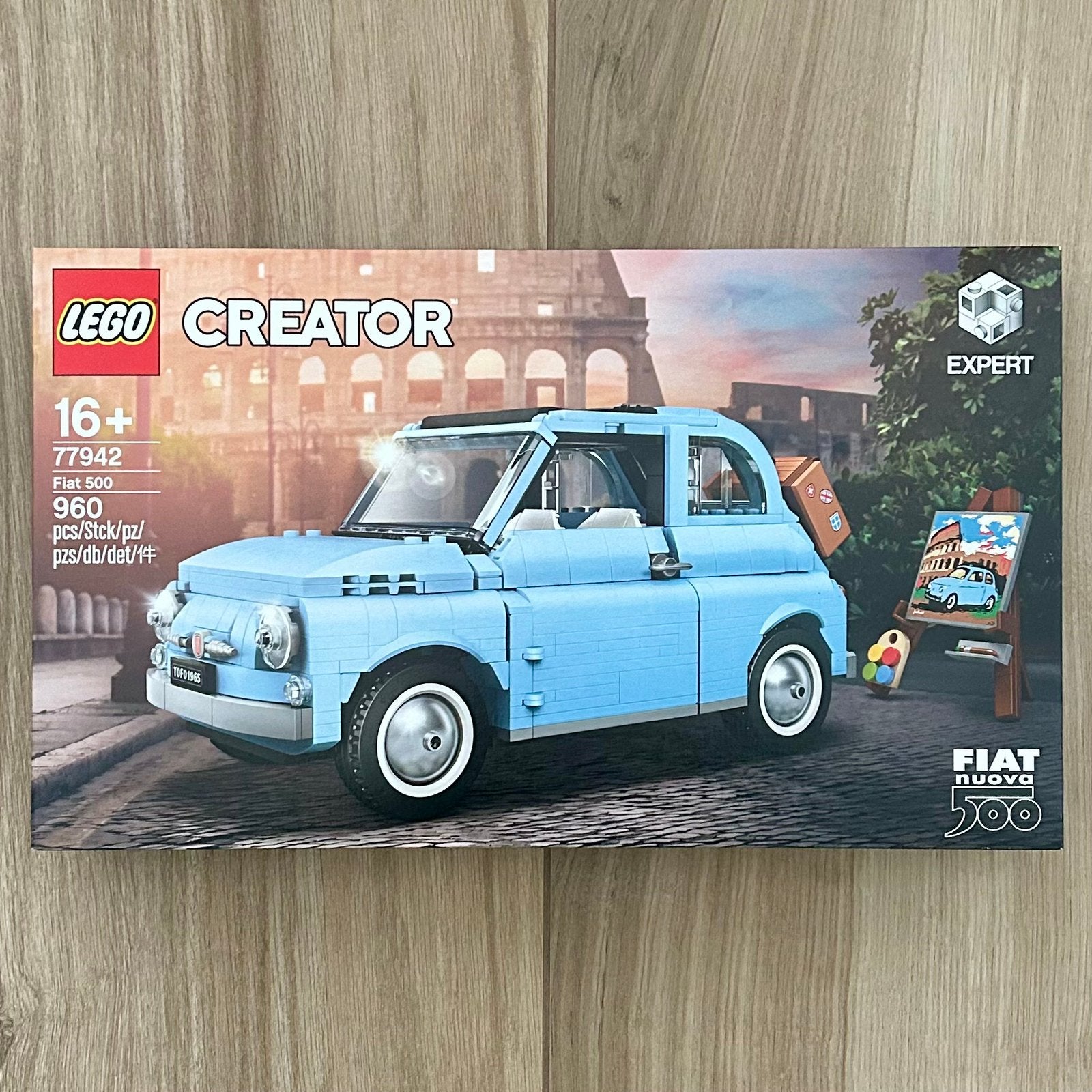 Lego 77942 Creator Fiat 500 Blue Limited Edition | Nieuw 🆕, Lego, Nieuw, Ophalen of Verzenden, Inclusief extra onderdelen
