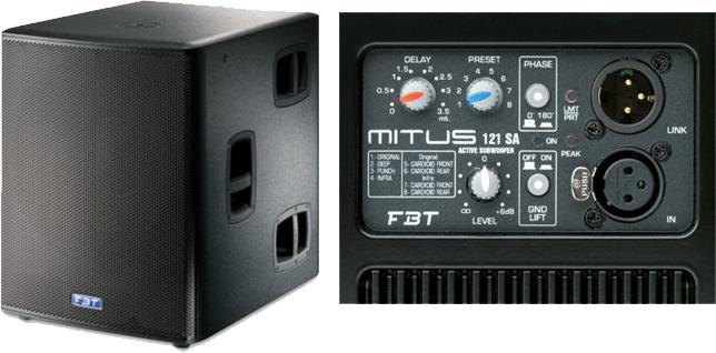 Fbt Mitus 121SA 5000watt continu 21 inch 137 DB, Audio, Tv en Foto, Luidsprekers, Subwoofer, Zo goed als nieuw, 120 watt of meer