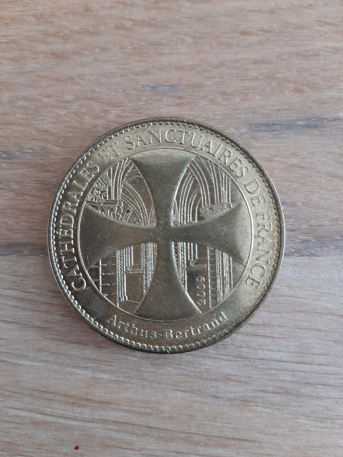 Arthus-Bertrand Medaille Kathedralen en Heiligdommen, Postzegels en Munten, Penningen en Medailles, Ophalen of Verzenden