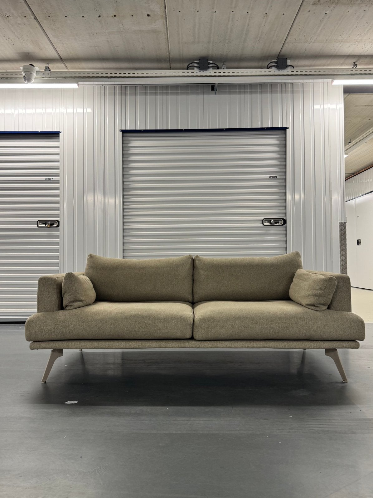 Goossens Parker 2,5-zits | Sand Beige | 204cm