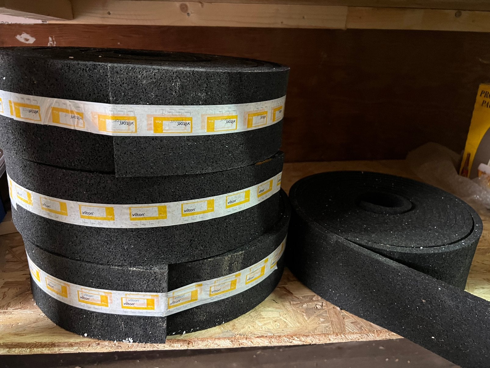 Opleg rubber 100x10, Ophalen, Nieuw