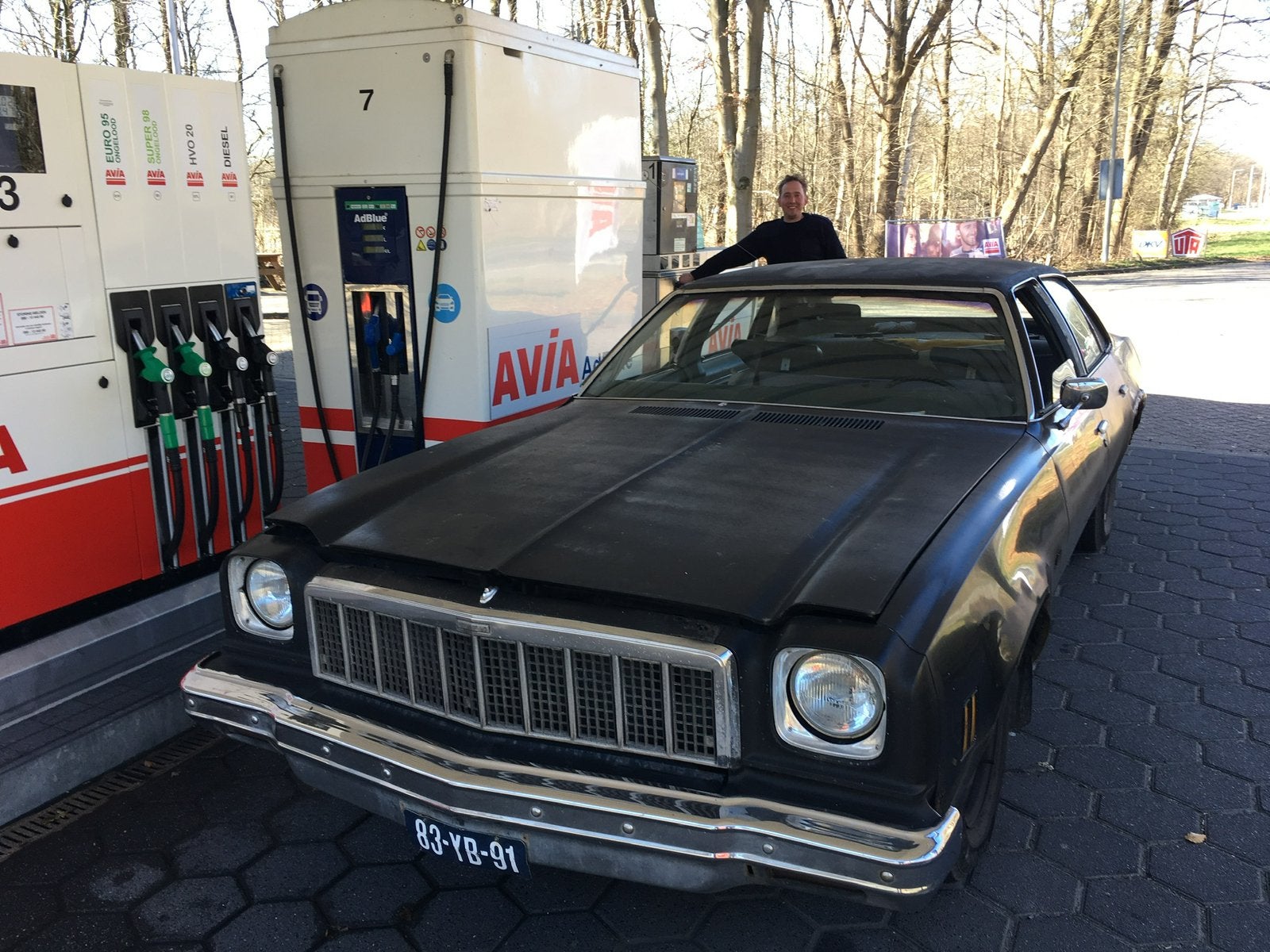 Malibu chevrolet 1975, Ophalen
