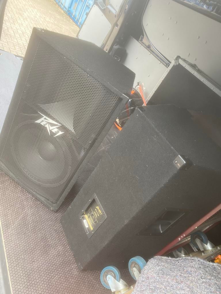 Peavey PV 115 speakers - Goede nette set, Overige merken, Gebruikt, Overige typen, Ophalen of Verzenden